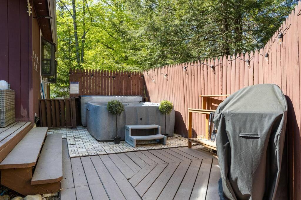 Mountain Oasis Hot Tub Game Fire Pit